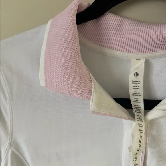 Lululemon Athletica Court Crush‎ White pink Tennis Skort Athletic Dress Size 4S - Picture 5 of 7